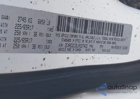 2018 Dodge Grand Caravan Sxt from USA, damaged, VIN 2C4RDGCG9JR327422